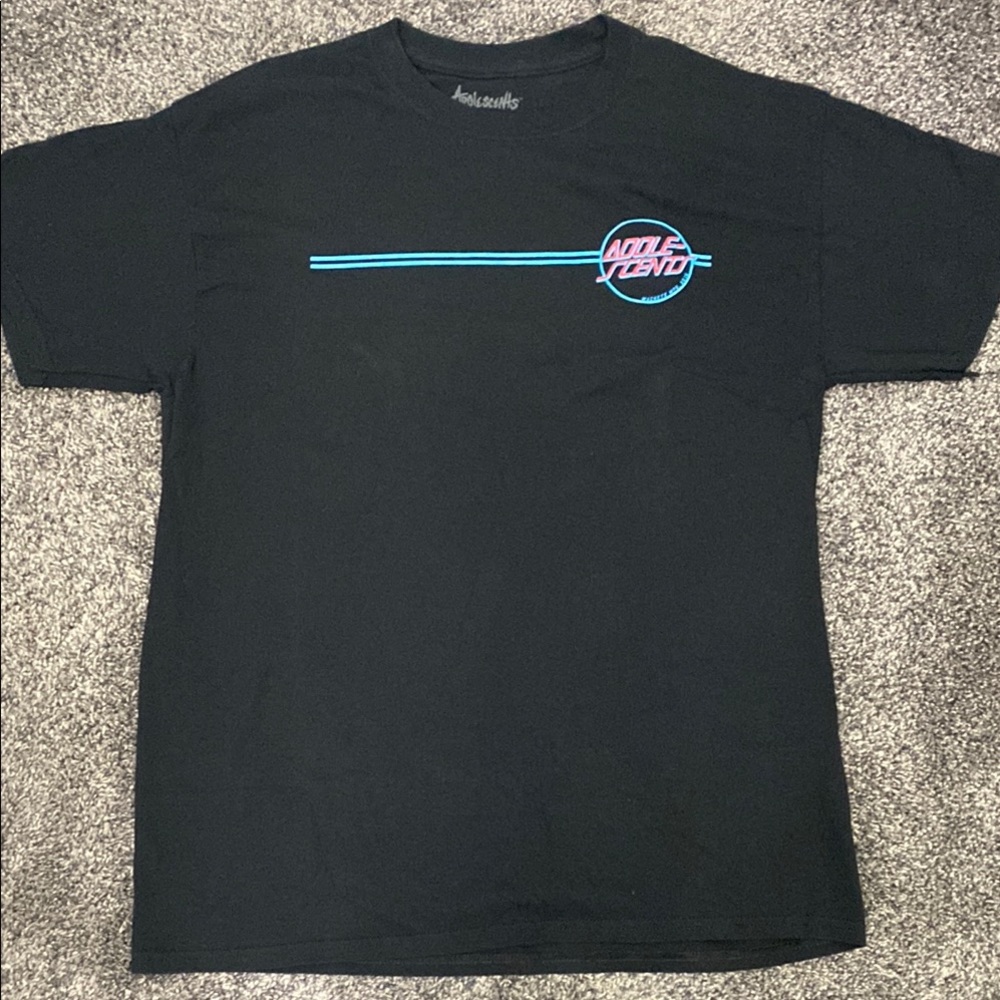 Adolescents OC Punk T-Shirt in Santa Cruz Skateboards Style - Large